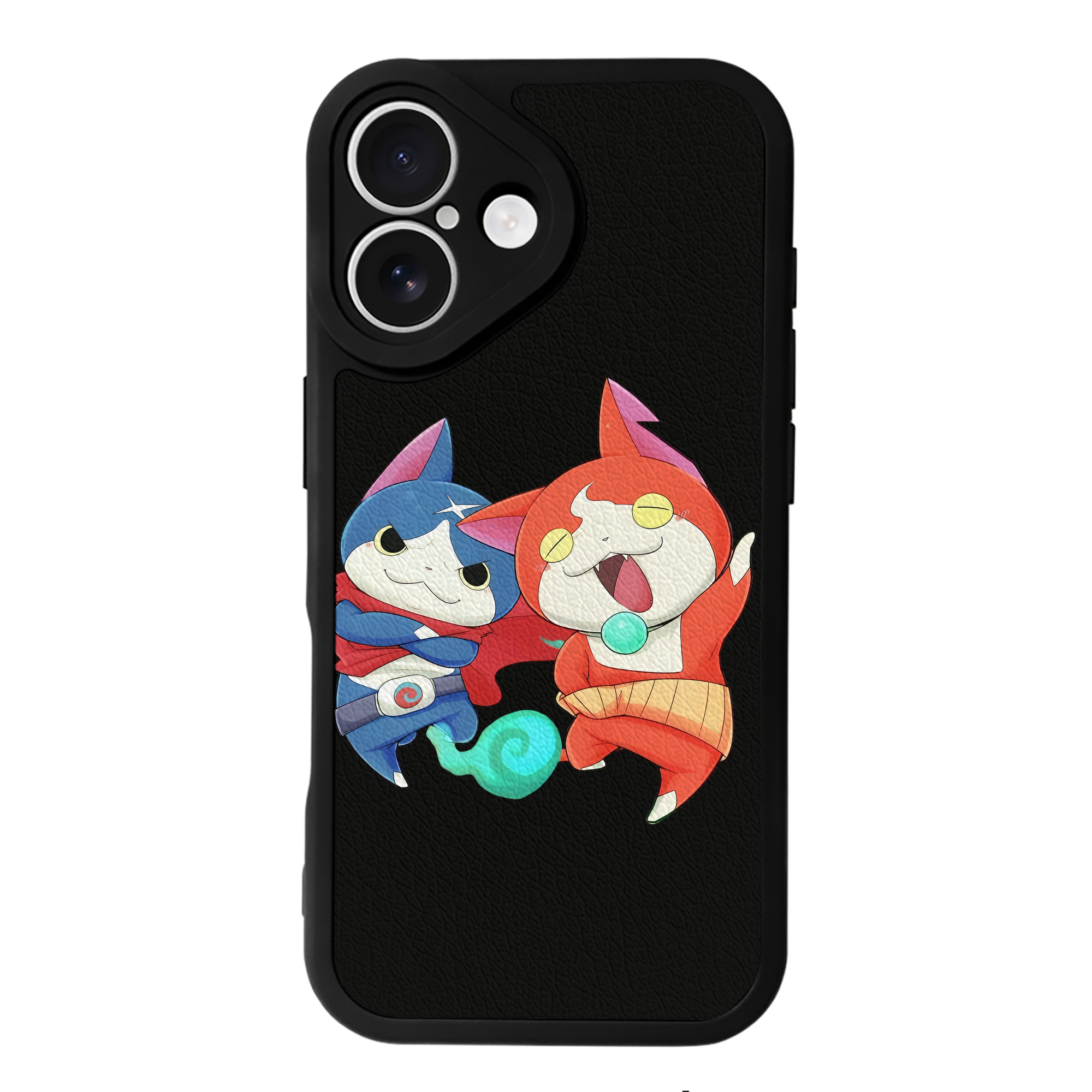 （画像用） 妖怪ウォッチ Yo-kai Watch 【iPhone 16シリーズ対応】シリコンスマホケース（レザー調） 材質：シリコン